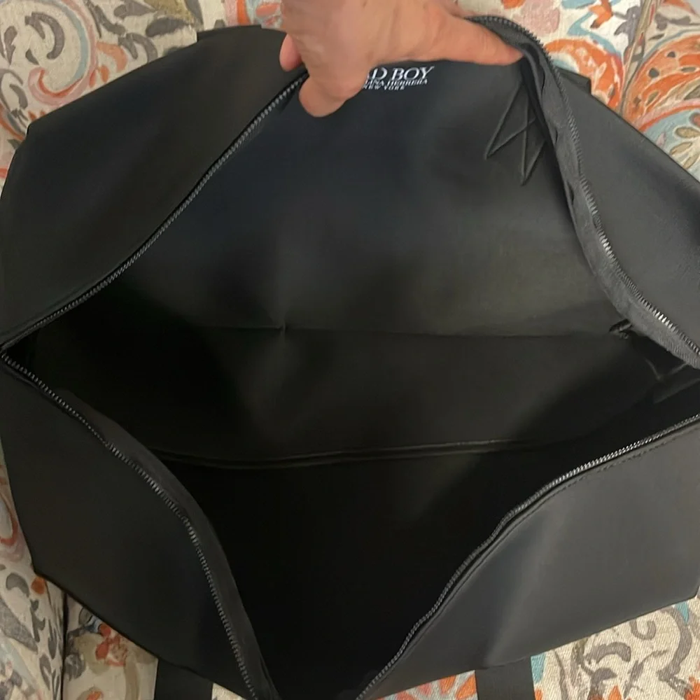 Carolina Herrera bad boy top handle weekend bag